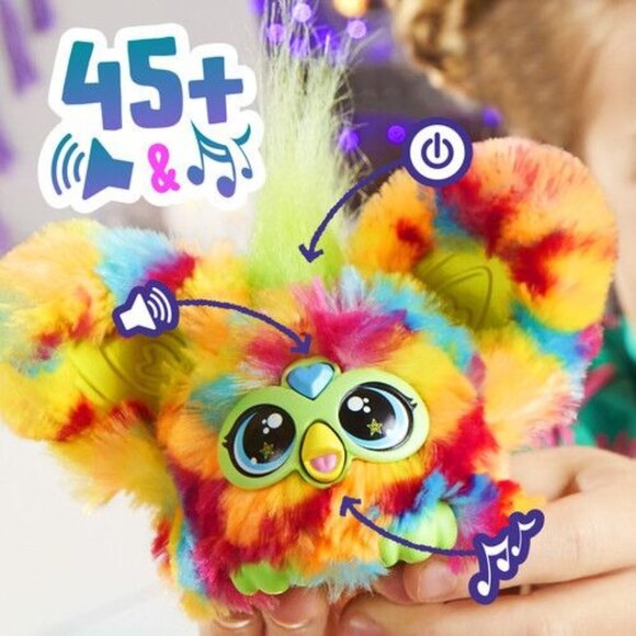 Furby Furblets PIX-ELLE Electronic Mini Plush Toy Keychain Music Furbish Phases! - Picture 3 of 10